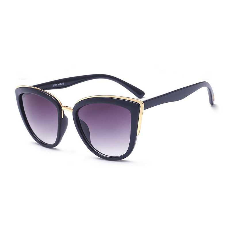 Fashion Women Cateye Sunglasses Fashion Trend Vintage Elegant Oval Lady Sun Glasses Female oculo de