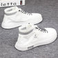 Summer Breathable High-top Shoes Men's Canvas All-match Trendy Shoes Korean Casual Sneakers