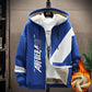 Lamb Wool Sweatshirts Men's Autumn and Winter Korean Style Trend Plus Velvet Thick Lamb Wool Sweater Men