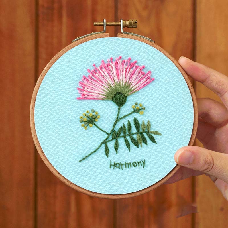Embroidery Diy Beginner Self-embroider Making Children's Embroidery Gift Novice Ribbon Embroidery