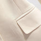 Plus Size Women's Spring and Autumn Slim Suit Loose Temperament Pleated Skirt Two-piece Suit