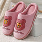 Winter Home Warm Indoor Cotton Slippers Couple Thick Non-slip Slippers