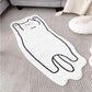 Imitation Cashmere Cute Carpet Girls Dormitory Bedroom Bedside Blanket Non-slip Wear-resistant Machine Washable Cat Blanket Photography Carpet