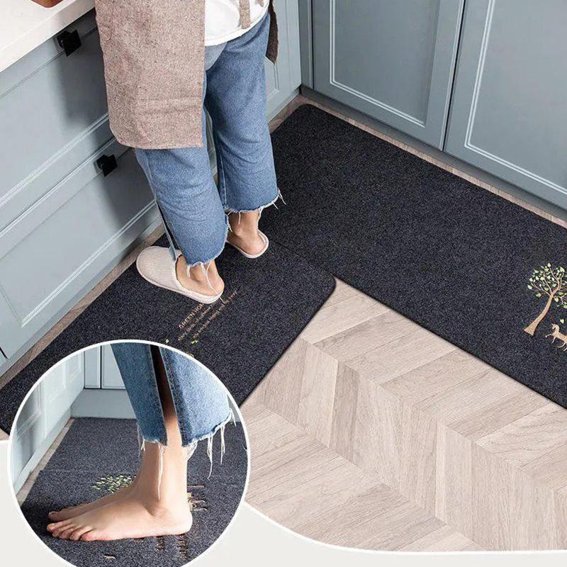 Household Kitchen Non Slip Mat Doormat Door Mat Entrance Door Carpet Bedroom Bathroom Toilet Absorbent Carpet