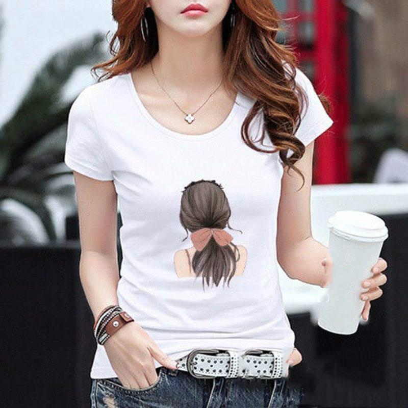 Letter Print T Shirt Women Short Sleeve O Neck Loose Tshirt Summer Women Tee Shirt Tops
