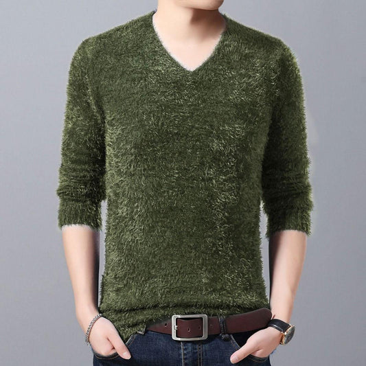Men's Knitted Sweater 2019 Autumn Winter Casual O-Neck Mens Sweaters Pullovers Pull Homme Clothes