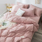 Modern Simple Pure Cotton Bedding Set Solid Color Four-piece Single Double Bed