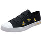 Plus Size 38-44 Summer Men Canvas Sneakers Comfortable Deodorant Running Basketball Shoes Breathable Shockproof Non-slip Bee Shoes