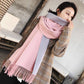 Wool Winter Scarf Women Scarves Solid Luxury Autumn Fashion Scarf Shawl for Ladies Wrap