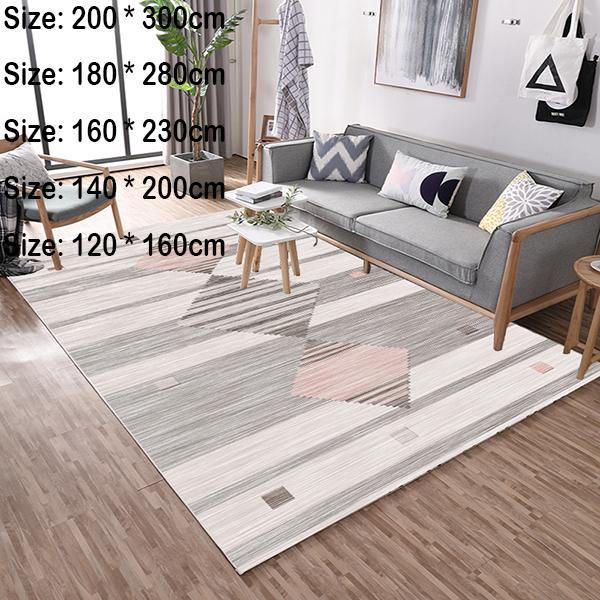 Living room carpet sofa coffee table pad room full bedside home carpet 3D European style carpet