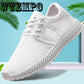Men Shoes Fashion Comfortable Lace up Sneakers Mesh Flats Summer Sneakers Breathable Casual Shoes
