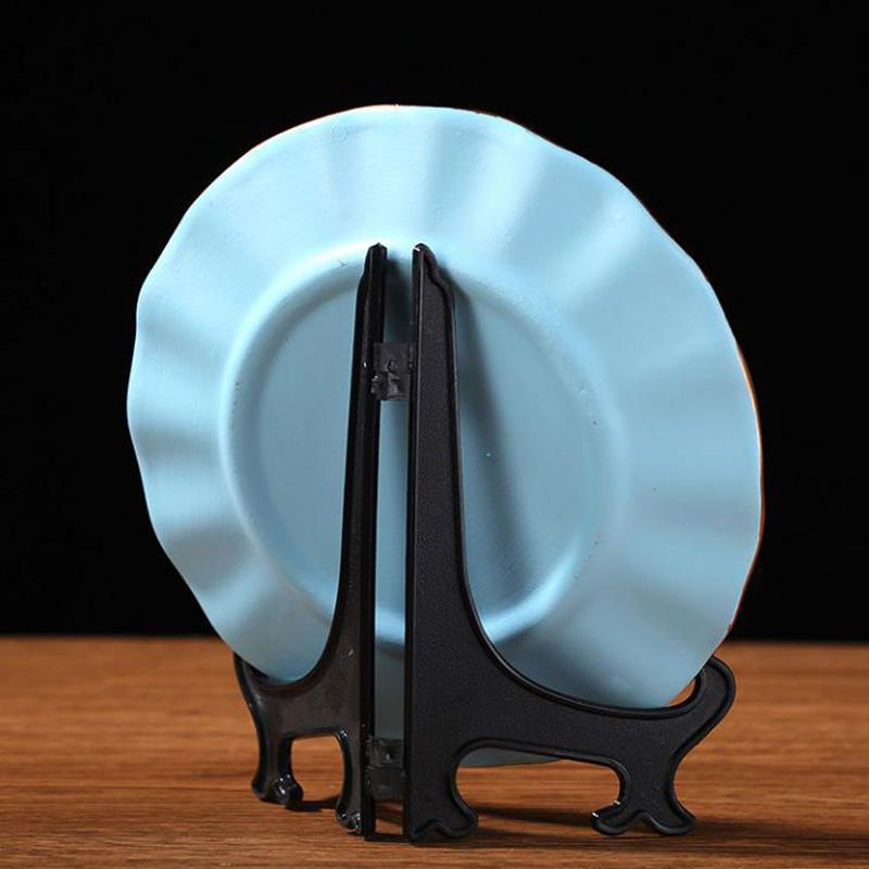 21cm Peacock Flower and Bird Color Lacquer Porcelain Plate European Ornaments Now Style Ornaments