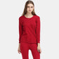 Women Long Sleeve Thermal Underwear Winter Thicken Tight Suit Sexy Pajamas Autumn Windproof Soft Lining High Elasticity Slim Comfortable Breathable