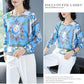 Autumn Winter Ethnic Style Digital Printing Sweater Thin High Quality Jumper Tops Women Pullover Knit Bottoming Sweater