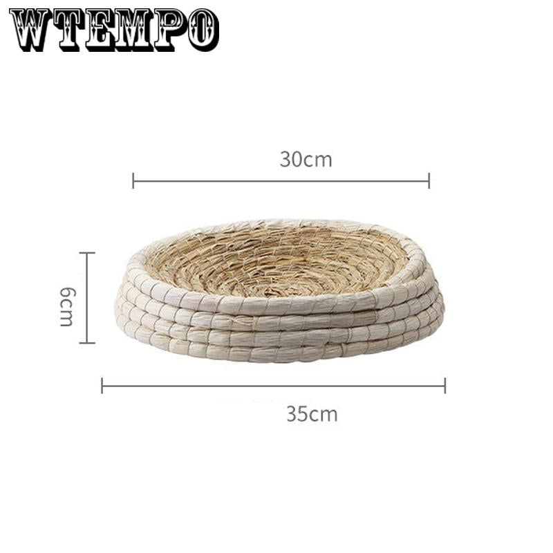 Dog kennel straw  pet nest Pet supplies Large dog Retriever dog bed mat mat pet accessories