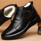 Genuine Leather Cowhide Cotton Shoes Men's Winter Men's Shoes Plus Velvet Thick Wool Warm Cotton Shoes