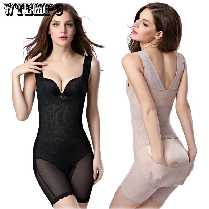 WTEMPO Women Waist Trainer Slimming Shaperwear Corset Body Shaper Bodysuit