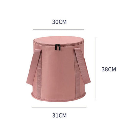 Foot Soaking Bucket Portable Foldable Foot Soaking Bag Over Calf Outdoor Travel Artifact Water Basin Washbasin Foot Basin Thickening Heat Preservation
