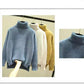 Podilove Turtleneck Fashion Mink Sweater Cashmere Loose Non-exaggerated Solid Sweater Jumper