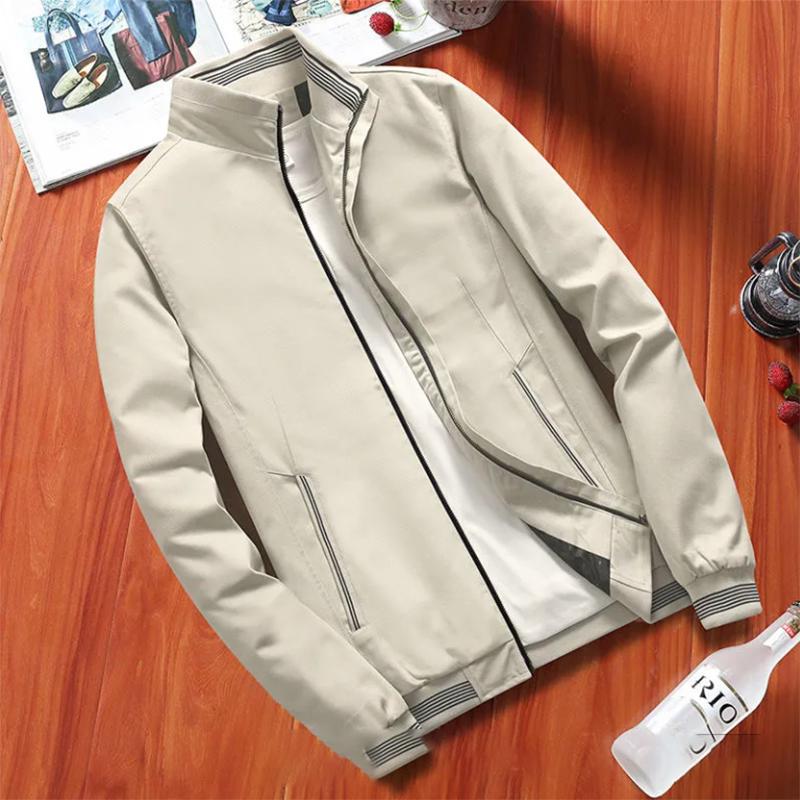 Plus Velvet Men's Jacket Autumn New Style Men's Jacket Clothes Korean Casual Trendy Jacket