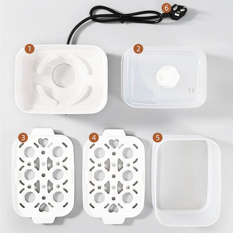 Hemispherical Steam Automatic Power-saving Boiled Egg Household Anti-dry Steamer Steamed Egg Tart Multi-function Breakfast Artifact