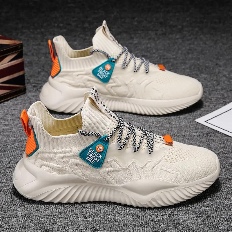 Men's Spring and Summer Lightweight Soft Sneakers Autumn Large Size Soft Sole Running Walking Sports Shoes