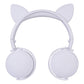 Cat Ear Little Evil Antler Noise Reduction Headphone Bluetooth 5.0 Young People Kid Headset with Mic