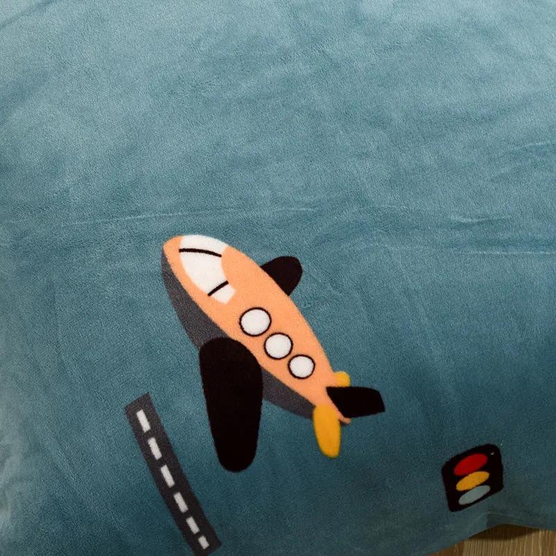 Milk Velvet Kindergarten Quilt Lunch Break Three-piece Set Thickened Children's Small Quilt Autumn and Winter Plus Velvet Soft Quilt Bed Set