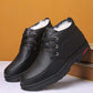 Cotton Shoes Men's Winter Fur Warm Cotton Shoes Non-slip Middle-aged Casual Shoes