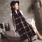 Scarf Women Winter All-match Thickened Air-conditioned Room To Keep Warm Super Large Imitation Cashmere Shawl Dual-use Double-sided