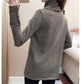 Striped Sweater Women's Long-sleeved Loose High-neck Bottoming Shirt