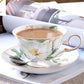 Fine Bone China Coffee Cup Saucer Funny Fashion Design Coffee Cup Wave Cup Dish