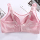 Adjustable Gathered Sexy Lace Bra Seamless No Steel Ring Underwear Ladies Anti-sagging Side Thin Mold Cup Breathable Bra
