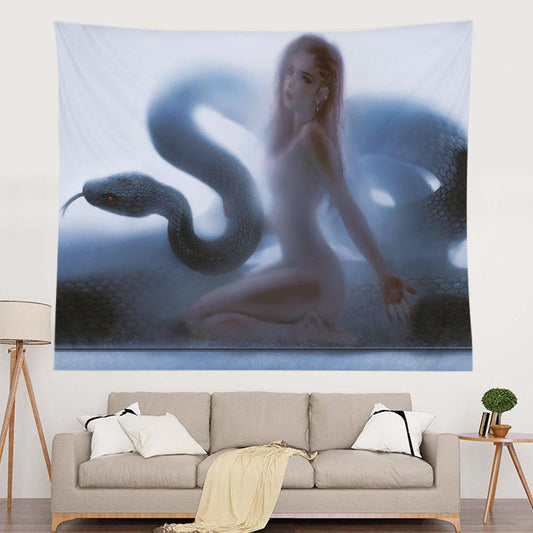 Net Celebrity Home Background Cloth Anime Ghost Knife Two-dimensional Tapestry Student Dormitory Bedroom Decorative Wall Covering