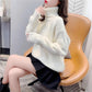 Turtleneck Sweater Autumn and Winter Casual Women's Wild Loose Bottoming Shirt Pullover Knit Top
