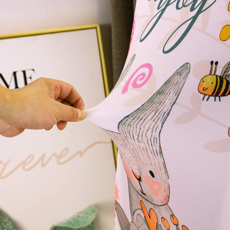 2/4/6pcs Printed Dining Chair Cover Stretch Anti-dirty Elastic Seat Cover Used for Wedding Party Home Kitchen Dining Room Office Living Room