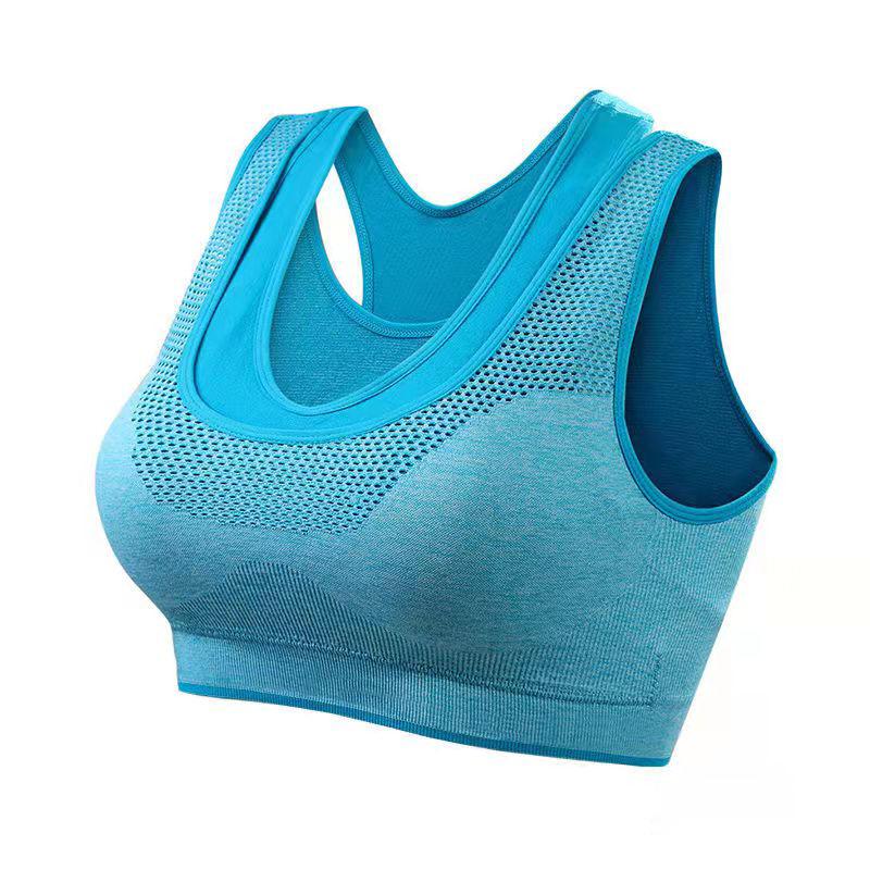 Women's Sports Underwear Gathered Anti-sagging Fitness Bra Running Shockproof Beauty Back Yoga Bra Vest