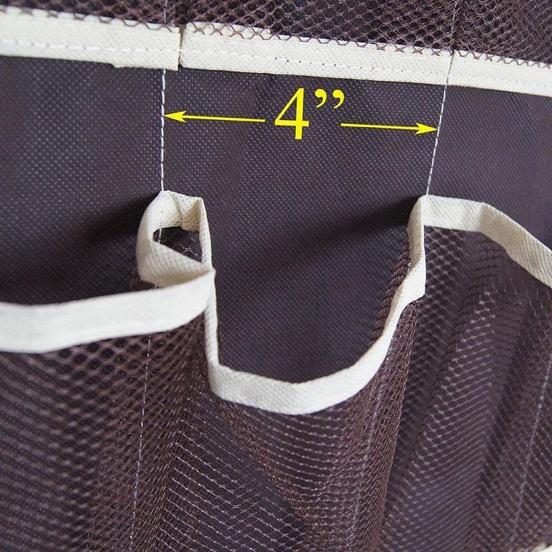 24 Pocket Shoe Storage Closet Holder Door Wall Hanging Organizer Rack Bag
