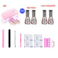 6W Mini UV nail Lamp 15ML Gel Nail Polish Set Manicure Set Nail Art  UV Varnish Tools Nail set