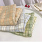 Retro Plaid Skirt Women's Summer Safety Panty Lining Plaid High Waist Bag Hip Skirt College Style All-match Thin Short Skirt