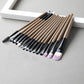 7 Pcs Diamond Shape Makeup Brush Set Dazzle Glitter Foundation Powder Makeup Eyeshadow Brush Kit