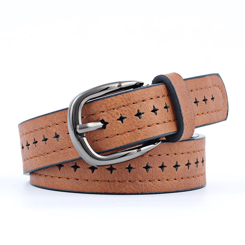 Belt Casual Women's Faux Leather Belt Buckle Waist Strap Belts