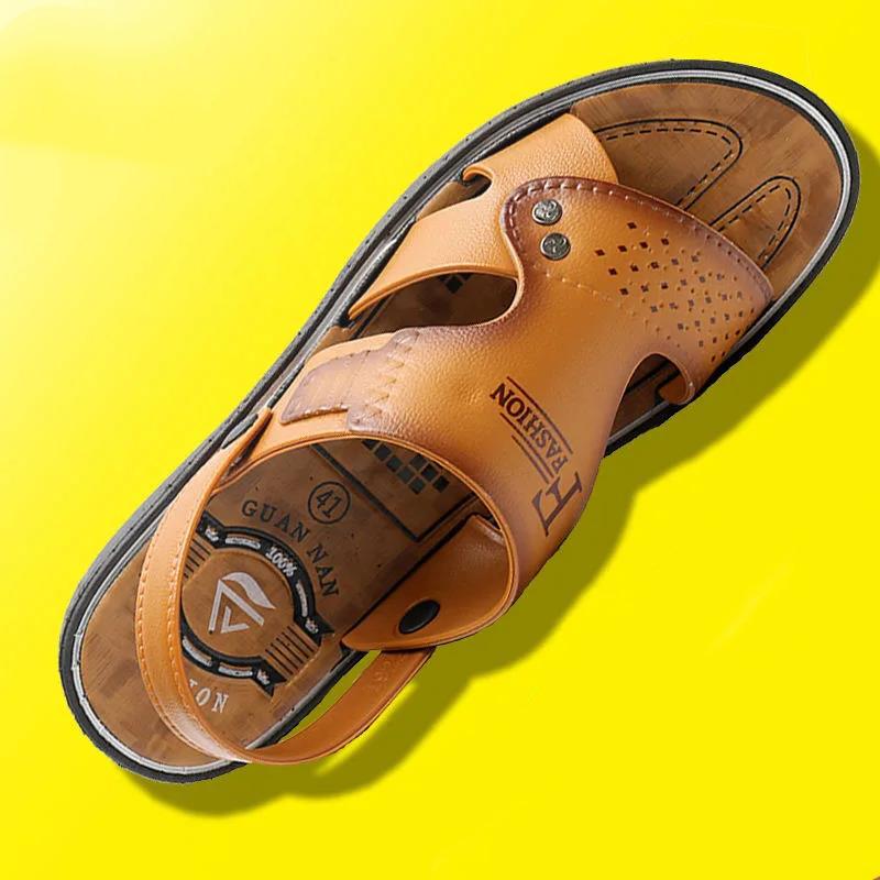 Summer Wear-resistant Men's Sandals Non-slip Casual Beach Sandals Breathable Clearance Shoes
