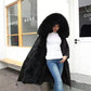 Winter Coat Shawl Jacket Hood Faux Fur Scarf Collar Overcoat Necks Down Coat Accessories