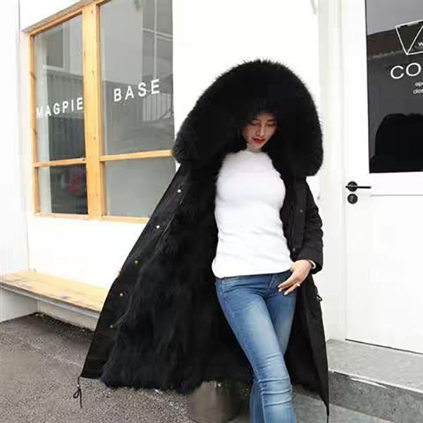 Winter Coat Shawl Jacket Hood Faux Fur Scarf Collar Overcoat Necks Down Coat Accessories