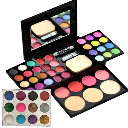Eyeshadow Palette Desert Rose Glitter Waterproof and Sweatproof Earth Color Set Pearly Eyeshadow