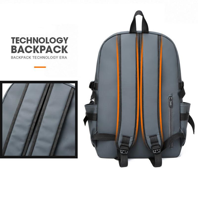 Male College Students Fashion Trend School Bag Campus Backpack Men's Shoulder Bag Korean Version of Simple Female Wild Travel Computer Bag
