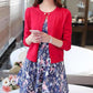Knitted Cardigan Women Spring Summer Autumn Long Sleeve Sun Protection Clothing Female Large Size Solid Color Single Button Thin Sweater