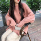 Autumn and Winter Fashion Korean Sweater Loose Casual Jacket Plus Size Young Women's Sweater