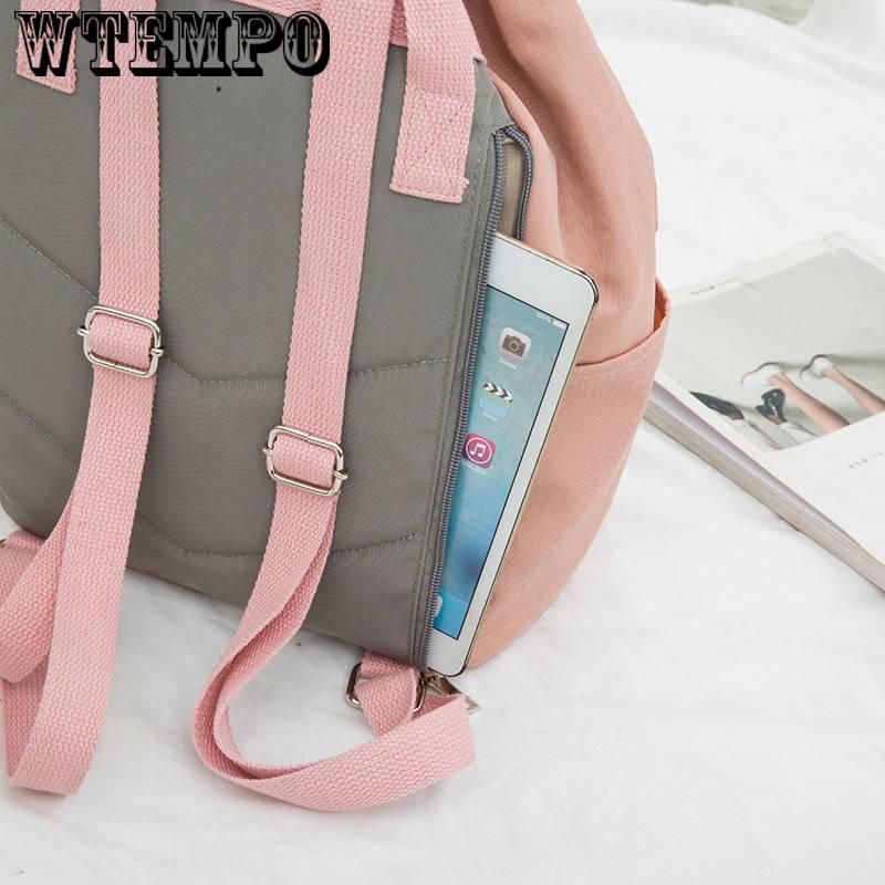 New Leisure Backpack Waterproof Kids Backpack candy color Children Backpacks Schoolbag